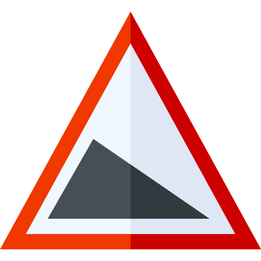 Slope Basic Straight Flat icon