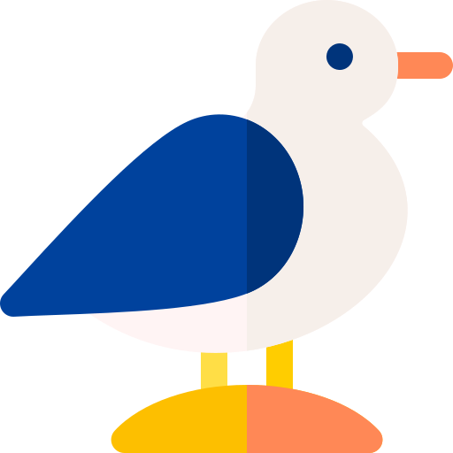 Seagull Basic Rounded Flat icon