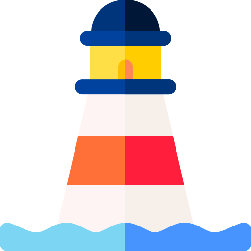 Lighthouse Basic Rounded Flat icon