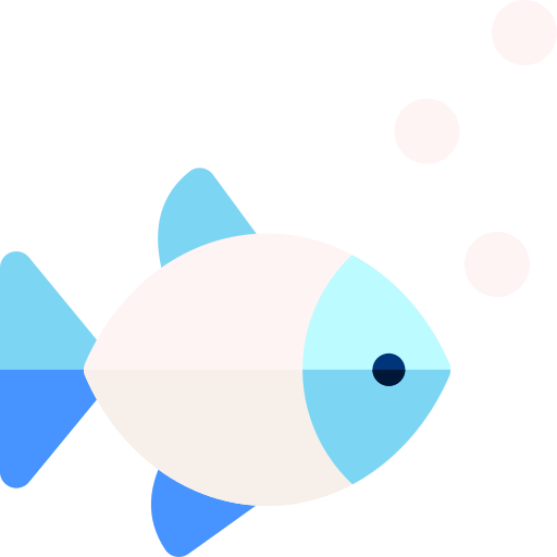peixe Basic Rounded Flat Ícone
