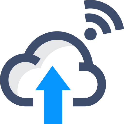 carga en la nube SBTS2018 Blue icono