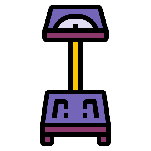 gewichtsskala Generic Outline Color icon