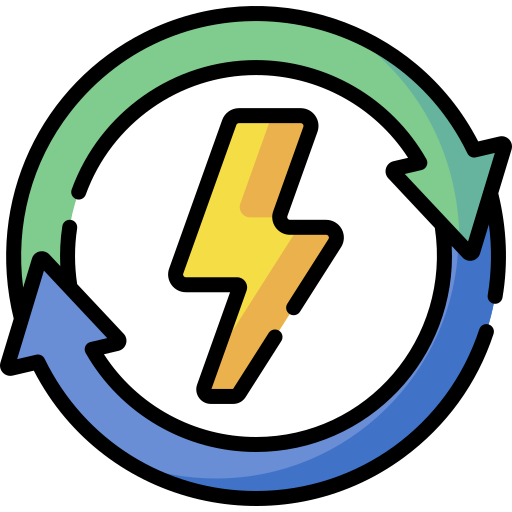 energía renovable Special Lineal color icono