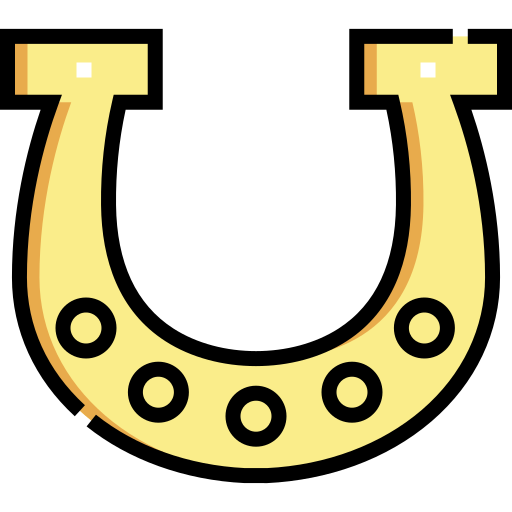 Horseshoe Detailed Straight Lineal color icon