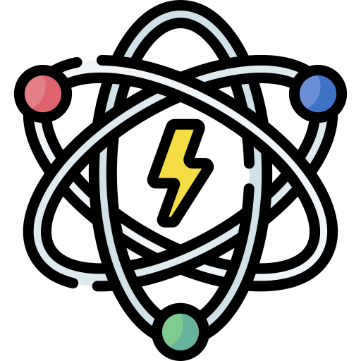 Atomic energy Special Lineal color icon
