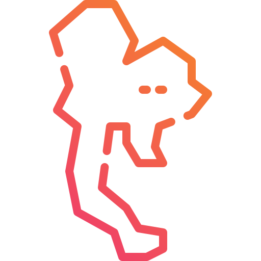 tailandia Mangsaabguru Lineal Gradient icona