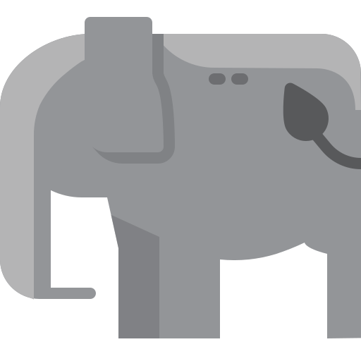 elefante Mangsaabguru Flat icona