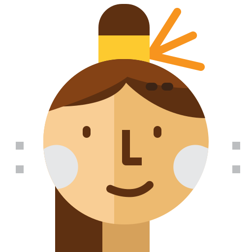 女性 Mangsaabguru Flat icon