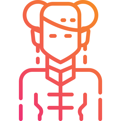Женщина Mangsaabguru Lineal Gradient иконка