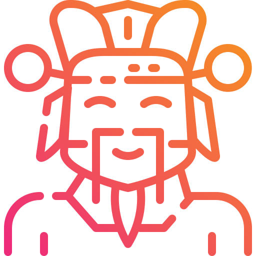 bóg bogactwa Mangsaabguru Lineal Gradient ikona