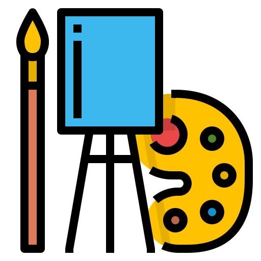 Paint Generic Outline Color icon
