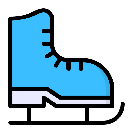 patinaje sobre hielo Generic Outline Color icono
