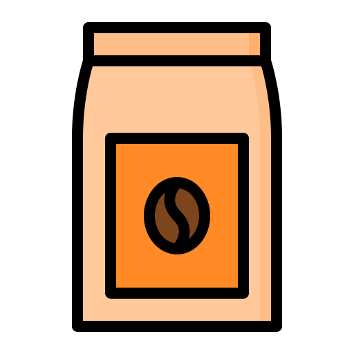 koffie zak Generic Outline Color icoon