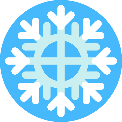 fiocco di neve Detailed Flat Circular Flat icona