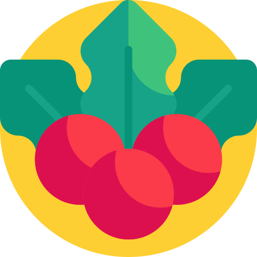 Mistletoe Detailed Flat Circular Flat icon