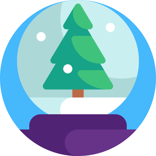 globo de nieve Detailed Flat Circular Flat icono