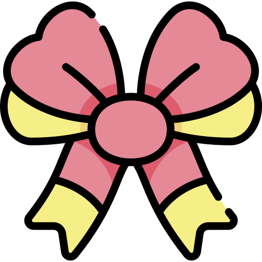 Bow Kawaii Lineal color icon