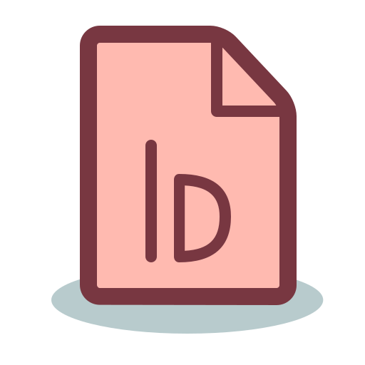 Indesign Pixel Buddha Premium Lineal color icon