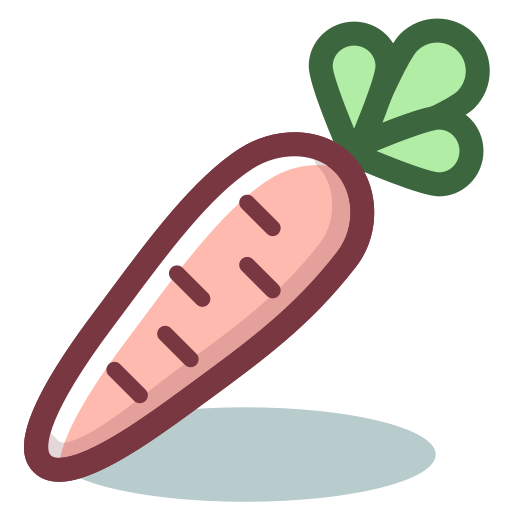 Carrot Pixel Buddha Premium Lineal color icon
