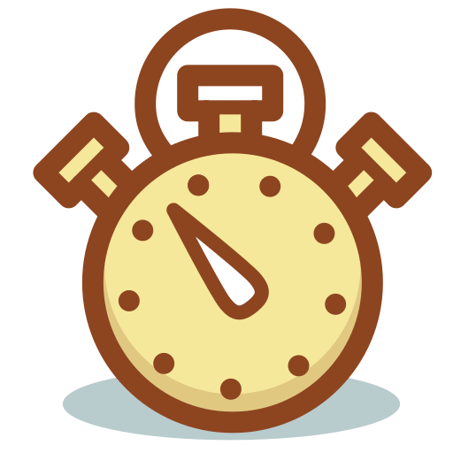 Stopwatch Pixel Buddha Premium Lineal color icon