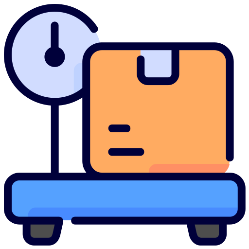 Parcel weight Generic Outline Color icon