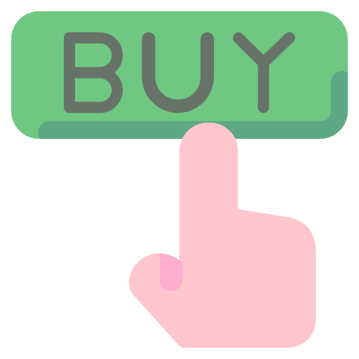 botón de compra Generic Flat icono