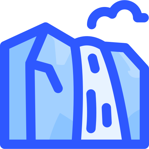 wodospad Vitaliy Gorbachev Blue ikona