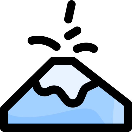 火山 Vitaliy Gorbachev Lineal Color icon