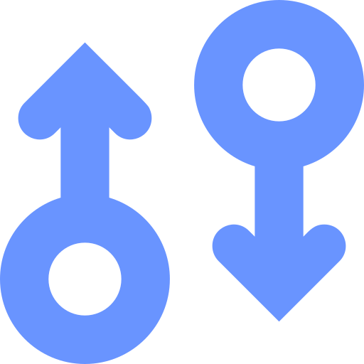 Gender symbols Vitaliy Gorbachev Flat icon
