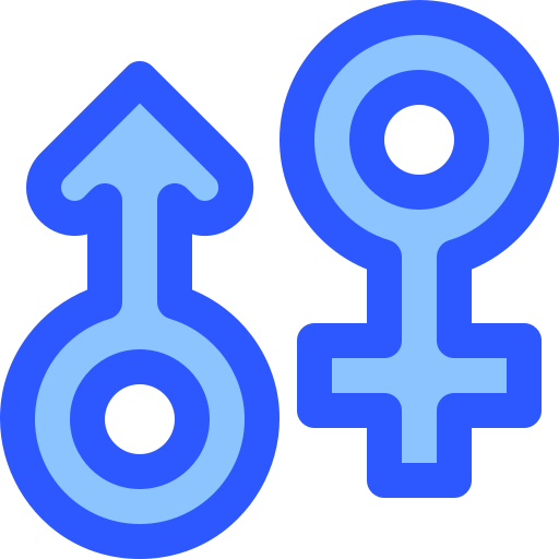 geslacht symbolen Vitaliy Gorbachev Blue icoon
