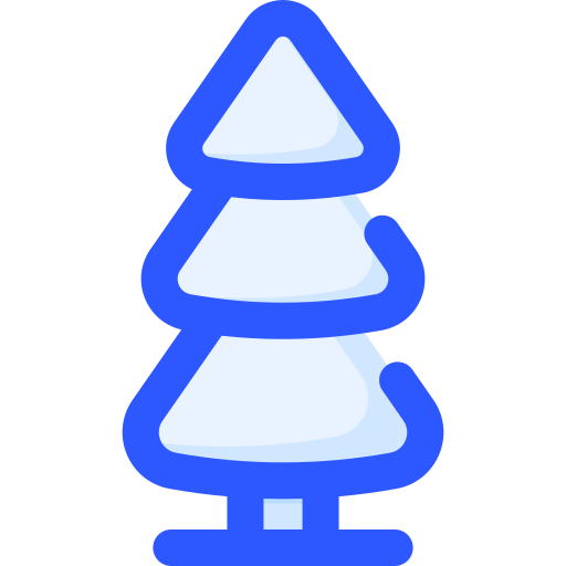 Christmas tree Vitaliy Gorbachev Blue icon