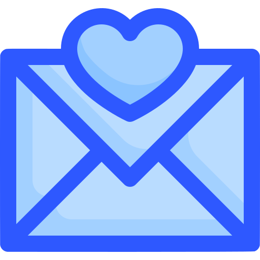 Love letter Vitaliy Gorbachev Blue icon