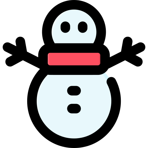 sneeuwman Vitaliy Gorbachev Lineal Color icoon