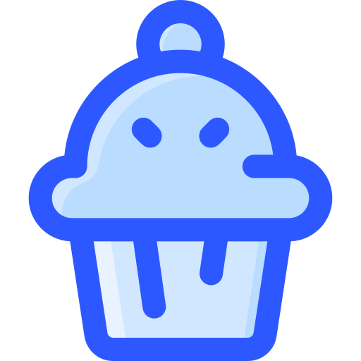 cupcake Vitaliy Gorbachev Blue icoon