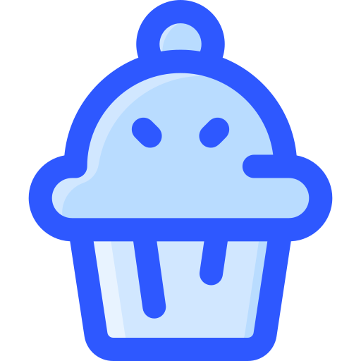 Cupcake Vitaliy Gorbachev Blue icon