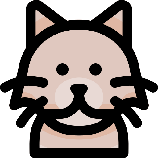 Персидская кошка Vitaliy Gorbachev Lineal Color иконка