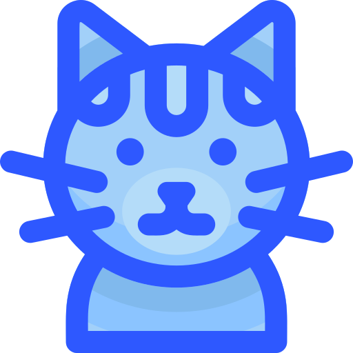 gato de pelo corto Vitaliy Gorbachev Blue icono
