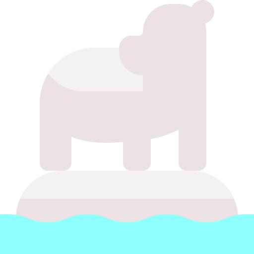 ijsbeer Vitaliy Gorbachev Flat icoon