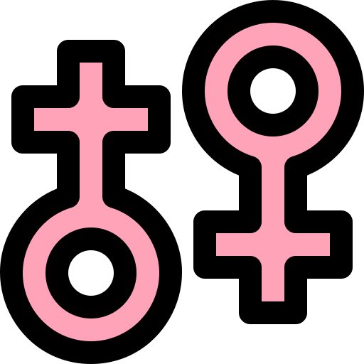 Gender symbols Vitaliy Gorbachev Lineal Color icon