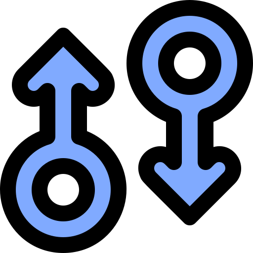 geschlechtssymbole Vitaliy Gorbachev Lineal Color icon