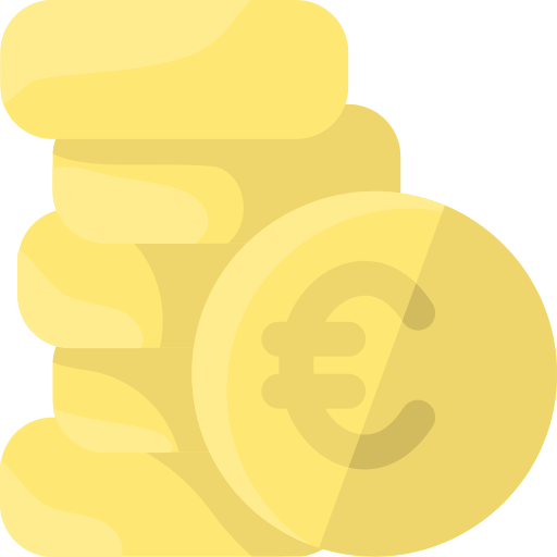 moeda de euro Vitaliy Gorbachev Flat Ícone