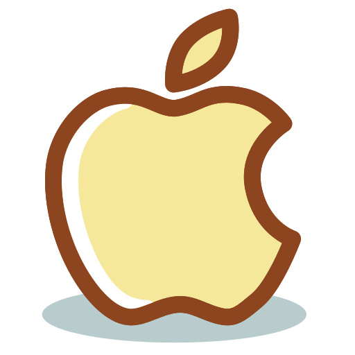 яблоко Pixel Buddha Premium Lineal color иконка