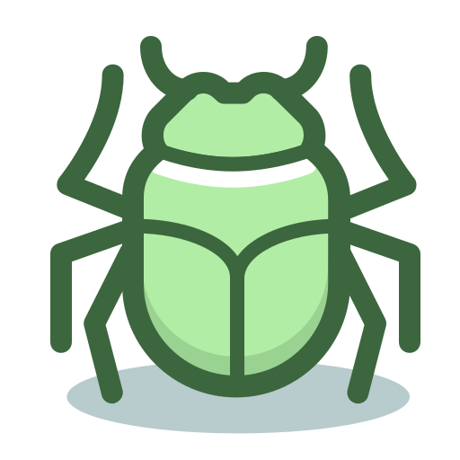 Bug Pixel Buddha Premium Lineal color icon