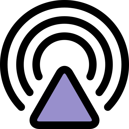 방송 Generic Outline Color icon