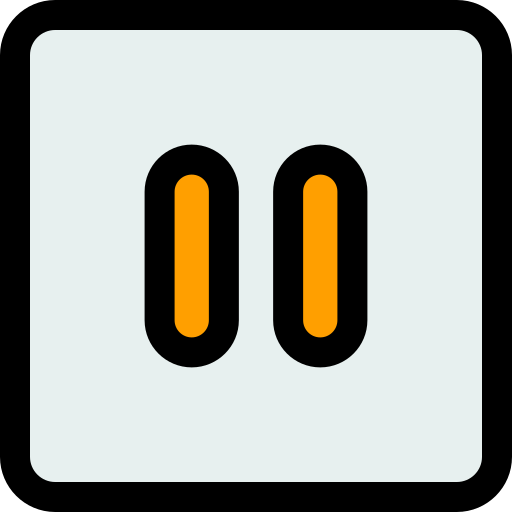 Pause Generic Outline Color icon
