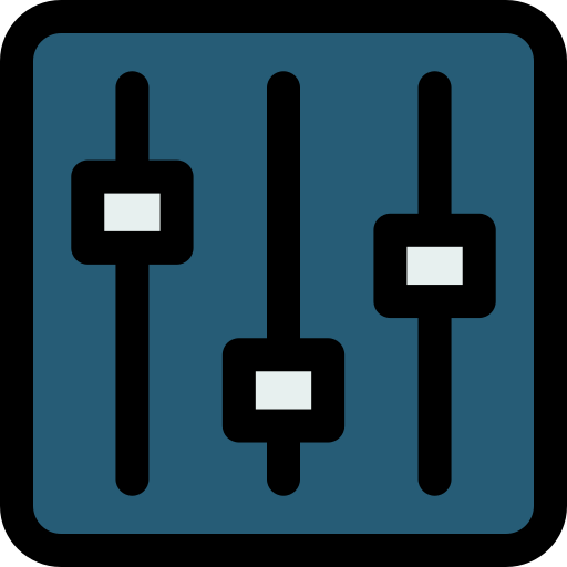 Mixer Generic Outline Color icon
