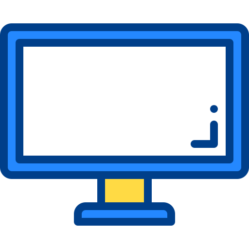 monitor Berkahicon Lineal Color icono