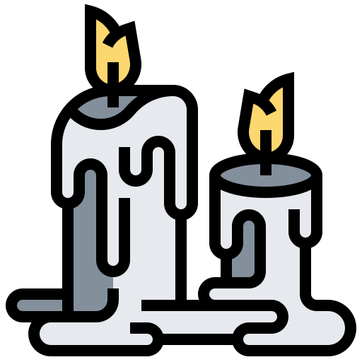 Candle Meticulous Lineal Color icon