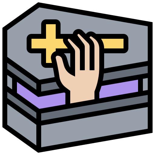 Casket Meticulous Lineal Color icon