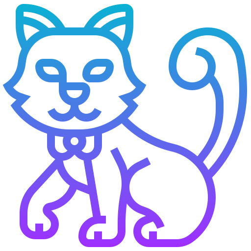 Cat Meticulous Gradient icon